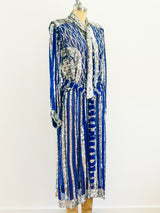 Sequin Embellished Silk Chiffon Dress Dress arcadeshops.com