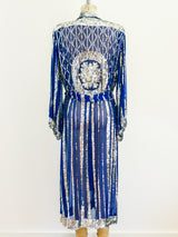 Sequin Embellished Silk Chiffon Dress Dress arcadeshops.com