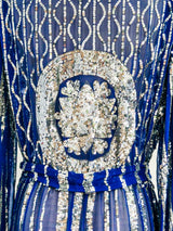 Sequin Embellished Silk Chiffon Dress Dress arcadeshops.com