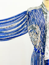Sequin Embellished Silk Chiffon Dress Dress arcadeshops.com