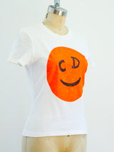 Christian Dior Smile Graphic Tee T-shirt arcadeshops.com