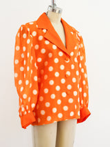 Givenchy Polka Dot Silk Top Top arcadeshops.com