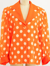 Givenchy Polka Dot Silk Top Top arcadeshops.com
