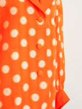 Givenchy Polka Dot Silk Top Top arcadeshops.com