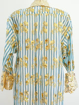 Christian Lacroix Embellished Striped Shirt Top arcadeshops.com
