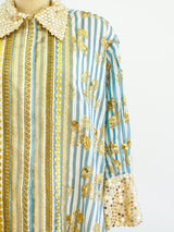 Christian Lacroix Embellished Striped Shirt Top arcadeshops.com