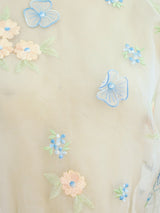Floral Embellished Sheer Top Top arcadeshops.com