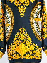 Escada Baroque Calendar Print Top Top arcadeshops.com