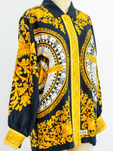 Escada Baroque Calendar Print Top Top arcadeshops.com