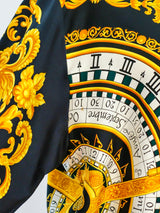 Escada Baroque Calendar Print Top Top arcadeshops.com