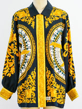 Escada Baroque Calendar Print Top Top arcadeshops.com