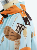 Louis Feraud Mid Century Print Top Top arcadeshops.com