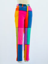 Watercolor Velvet Moschino Pants Bottom arcadeshops.com