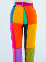 Watercolor Velvet Moschino Pants Bottom arcadeshops.com