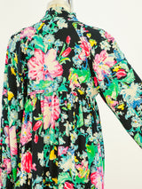 Ungaro Floral Baby Doll Dress With Pussy Bow Dress arcadeshops.com