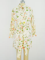 Anne Klein Floral Cotton Tunic Dress Dress arcadeshops.com