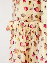 Yves Saint Laurent Rose Print Ensemble Dress arcadeshops.com