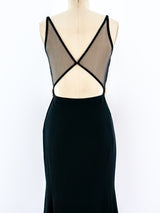 Valentino Rhinestone Star Gown Dress arcadeshops.com