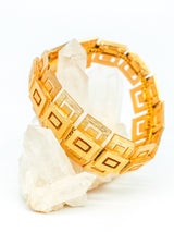 Stylized Greek Key Link Bracelet Jewelry arcadeshops.com
