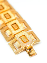 Stylized Greek Key Link Bracelet Jewelry arcadeshops.com