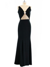 Valentino Rhinestone Star Gown Dress arcadeshops.com