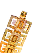 Stylized Greek Key Link Bracelet Jewelry arcadeshops.com