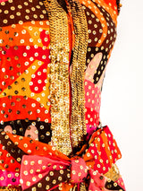 Oscar de la Renta Sequined Sleeveless Gown Dress arcadeshops.com