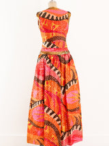 Oscar de la Renta Sequined Sleeveless Gown Dress arcadeshops.com