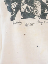 1960s Beatles Signature Print Sweatshirt T-shirt arcadeshops.com