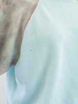 1960s Handpainted Colorblock Short Sleeved Sweatshirt T-shirt arcadeshops.com