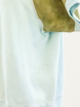 1960s Handpainted Colorblock Short Sleeved Sweatshirt T-shirt arcadeshops.com