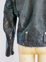 1960s Harley Davidson Leather Motorcycle Jacket Jacket arcadeshops.com