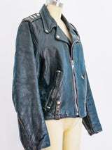 1960s Harley Davidson Leather Motorcycle Jacket Jacket arcadeshops.com