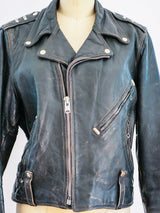 1960s Harley Davidson Leather Motorcycle Jacket Jacket arcadeshops.com