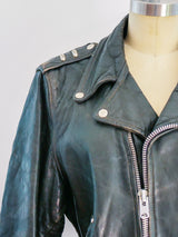 1960s Harley Davidson Leather Motorcycle Jacket Jacket arcadeshops.com
