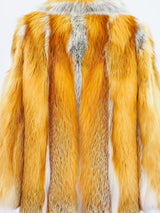 Red Fox Fur Coat Jacket arcadeshops.com