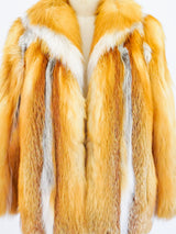 Red Fox Fur Coat Jacket arcadeshops.com