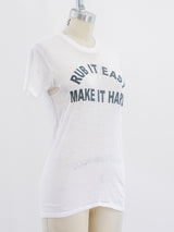 Rub it Easy Graphic Tee T-shirt arcadeshops.com