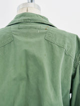 Army Green Zippered Flight Suit Jumpsuit arcadeshops.com