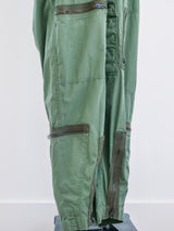 Army Green Zippered Flight Suit Jumpsuit arcadeshops.com