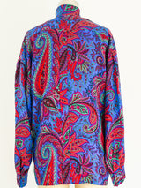 Escada Paisley Silk Blouse Top arcadeshops.com