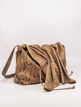 Carlos Falchi Snakeskin Buffalo Bag Accessory arcadeshops.com