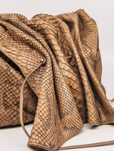Carlos Falchi Snakeskin Buffalo Bag Accessory arcadeshops.com