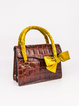 Miu Miu Embossed Leather Top Handle Bag Accessory arcadeshops.com