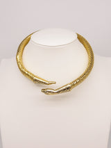 Whiting and Davis Mesh Serpant Choker Jewelry arcadeshops.com