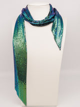 Iridescent Whiting and Davis Metal Mesh Scarf Accessory arcadeshops.com