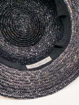 Yohji Yamamoto Flower Painted Straw Hat Accessory arcadeshops.com