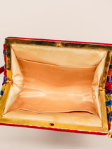Nina Ricci Woven Velvet Shoulder Bag Accessory arcadeshops.com