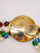 Moschino Pearl Bead Three Strand Necklace Accessory arcadeshops.com