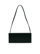 Donna Karan Black Satin Box Bag Accessory arcadeshops.com